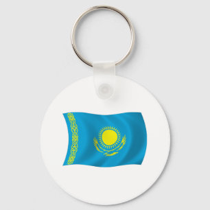 Kasachstan Flag-Schlüsselanhänger Schlüsselanhänger