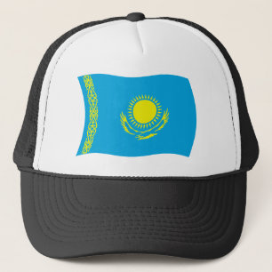 Kasachstan-Flaggen-Mütze Truckerkappe