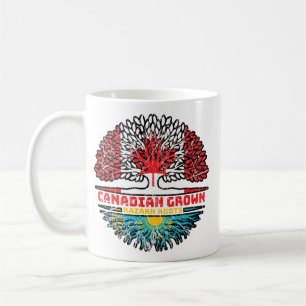 Kasachstan - Kanadisches Treuhandflagge Kaffeetasse