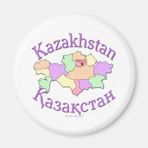 Kasachstan-Karte Magnet