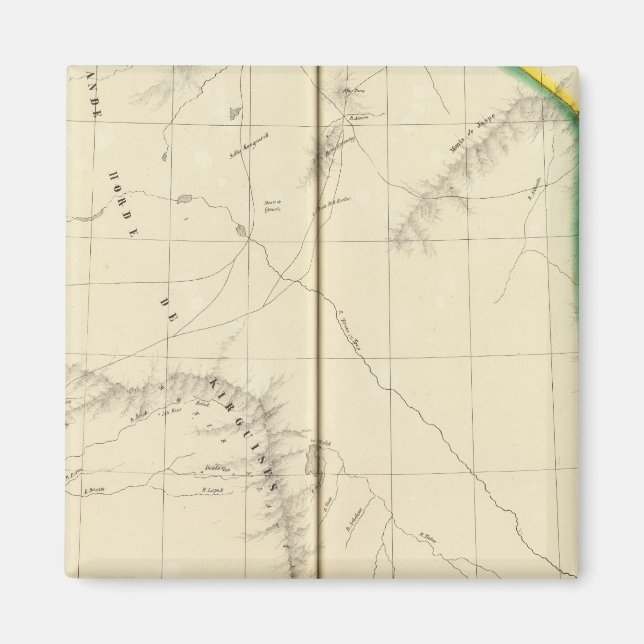 Kasachstan, Kirgisistan Magnet (Vorne)