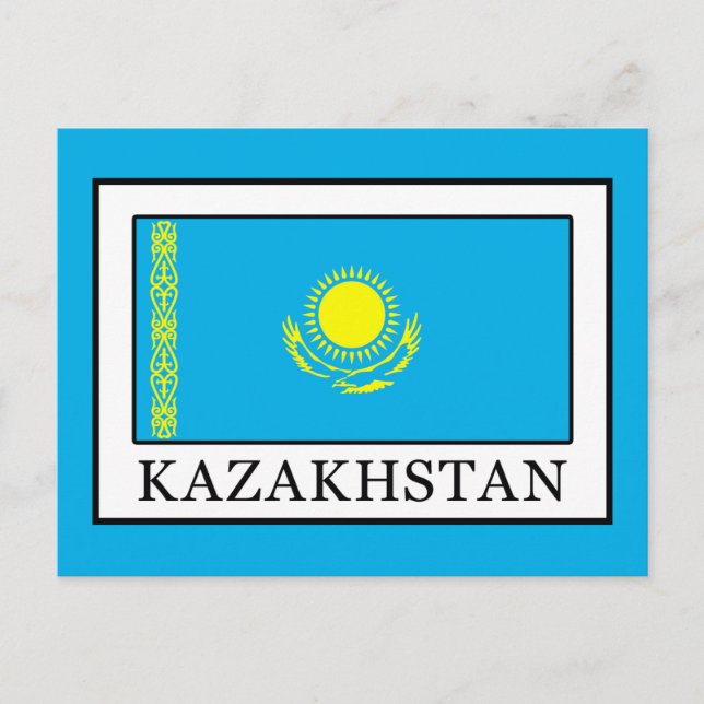 Kasachstan Postkarte (Vorderseite)