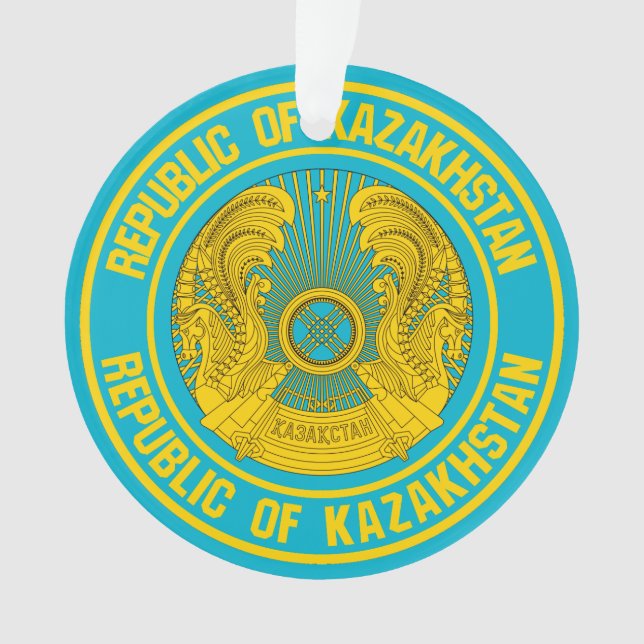 Kasachstan Runde Emblem Ornament (Vorderseite)