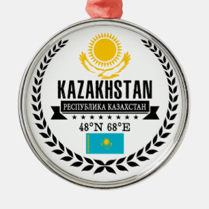 Kasachstan Silbernes Ornament