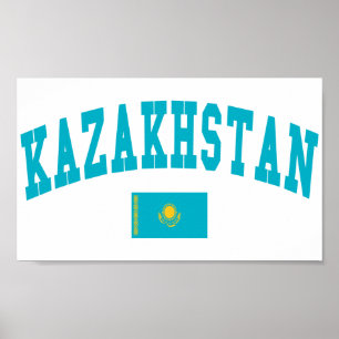 Kasachstan-Stil Poster