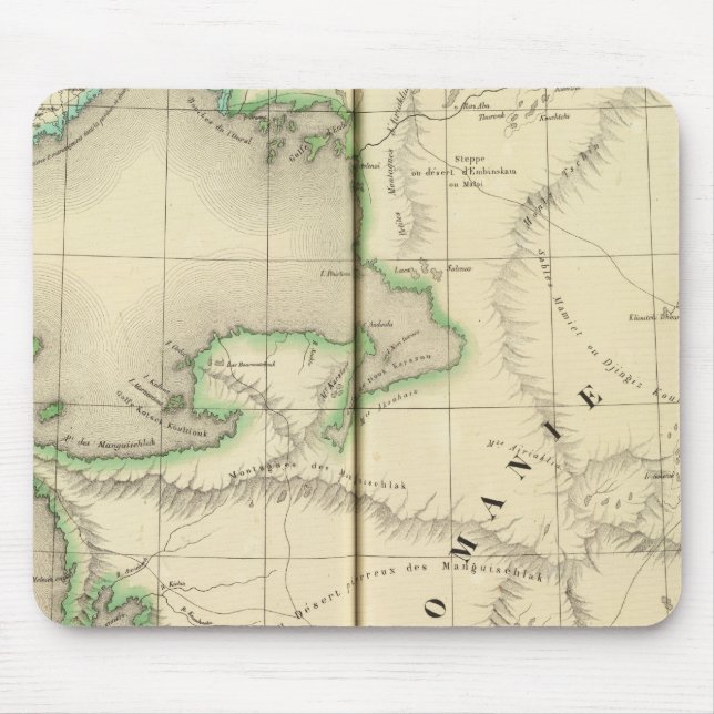 Kasachstan, Usbekistan Mousepad (Vorne)