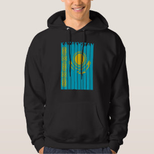 Kasachstan Vintager Urlaub unter der Flagge Kasach Hoodie