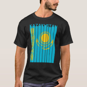 Kasachstan Vintager Urlaub unter der Flagge Kasach T-Shirt