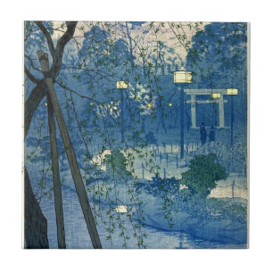 KASAMATSU, Shiro (1898-1991) Vintage japanische Fliese
