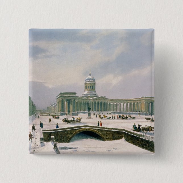 Kasan-Kathedrale, St. Petersburg Button (Vorderseite)