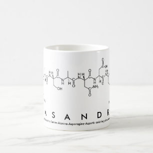 Kasandra nom de peptide mug