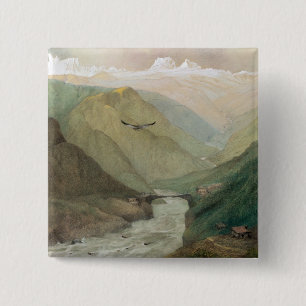 Kaschmir, c.1860 button