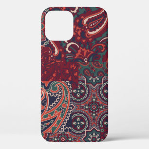 Kaschmirpaisley-Seidengewebe abstrakt Case-Mate iPhone Hülle