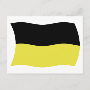 Kaschubische Flagge Postkarte