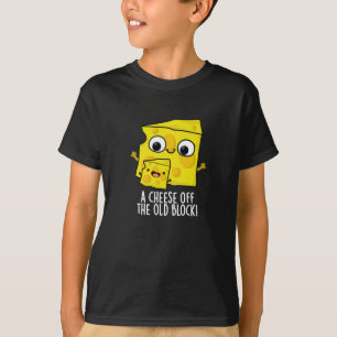 Käse aus dem alten Block Funny Food Pun Dark BG T-Shirt