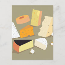 Käse bitte Postkarte