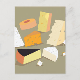 Käse bitte Postkarte
