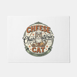 Käse Charcuterie Katze Käse Charcuterie Katze Vint Fußmatte