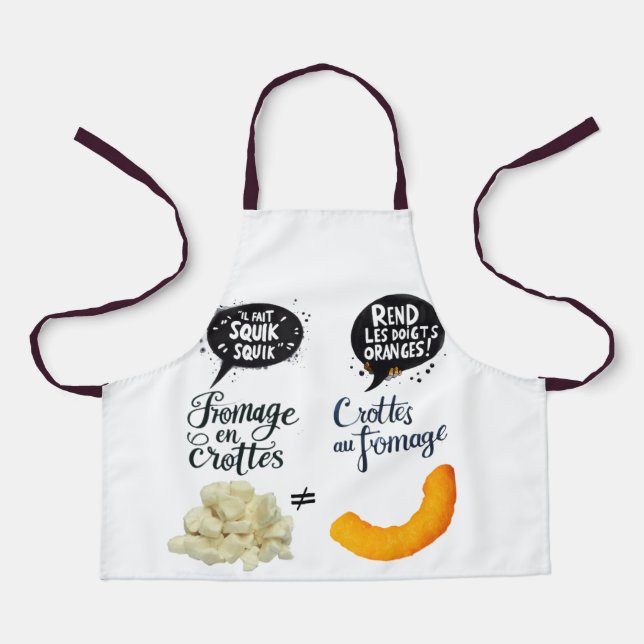 Käse & Crottes Schürze (Vorderseite)