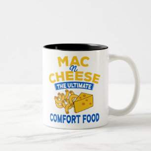 Käse-entscheidende Komfort-NahrungsmittelTasse Mac Zweifarbige Tasse