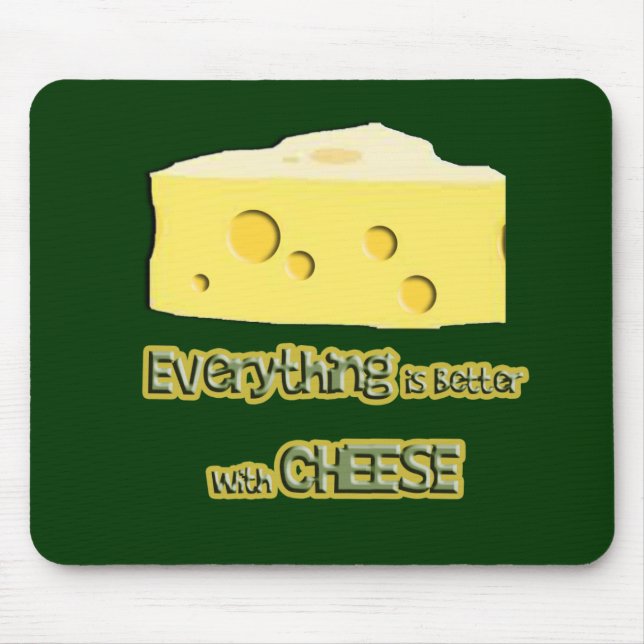 Käse gehört zu alles mousepad (Vorne)