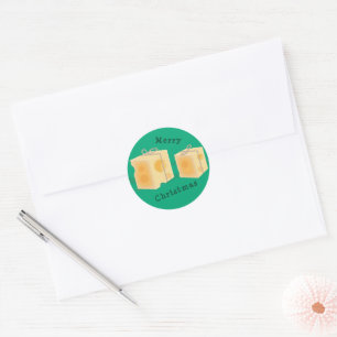 Käse-Geschenkboxen Runder Aufkleber