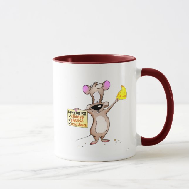 Käse, Käse, mehr Käse Tasse (Rechts)