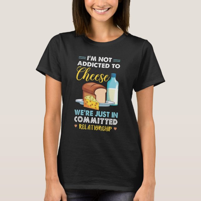 Käse Käse Mozzarella Cheddar Käse für Männer W T-Shirt (Vorderseite)