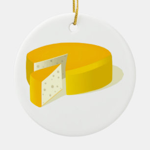 Käse Keramik Ornament