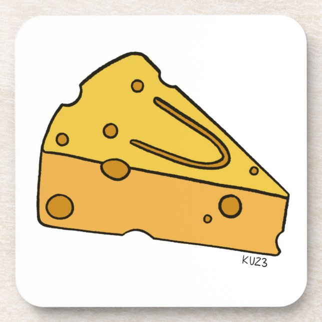 Käse-Kutzi Getränkeuntersetzer (Vorderseite)