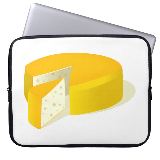 Käse Laptopschutzhülle (Vorderseite)