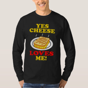 Käse Lieben ich gegrillte Sandwich Graphic T-Shirt