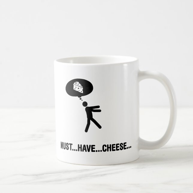 Käse-Liebhaber Kaffeetasse (Rechts)