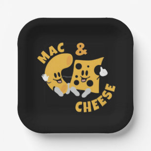 Käse Mac & Cheese Funny Gift Idee Pappteller
