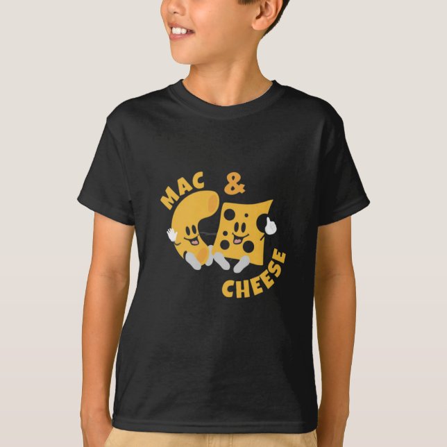 Käse Mac & Cheese Funny Gift Idee T-Shirt (Vorderseite)