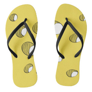 Käse mit Löchern Flip Flops