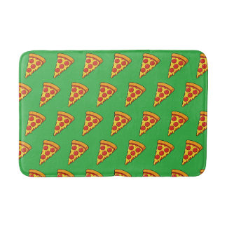 Käse-Peperoni-Pizza-Stück Badematte