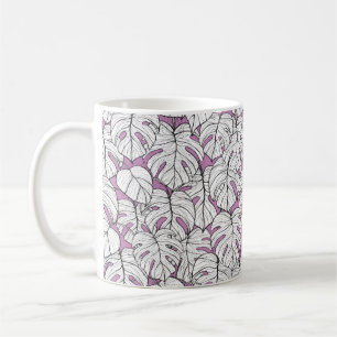 Käse Pflanze exotische tropische Monstera Haus Pfl Kaffeetasse