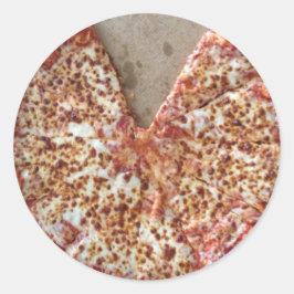 Käse-Pizza Runder Aufkleber