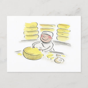 Käse Postkarte