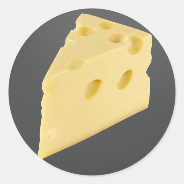 Käse Runder Aufkleber (Vorderseite)