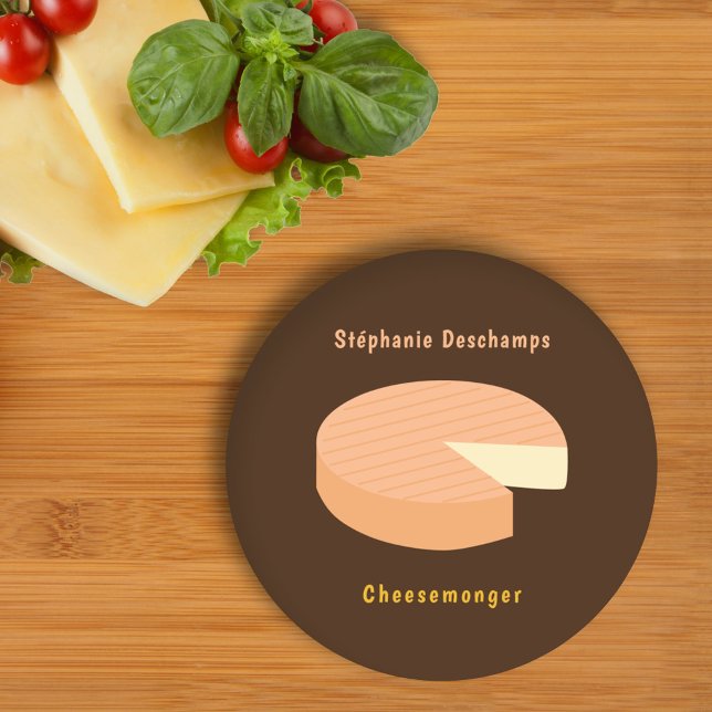 Käse Runder Aufkleber (Cheese Sticker)
