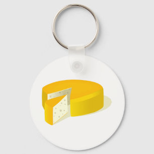Käse Schlüsselanhänger