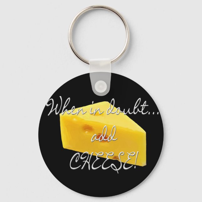 Käse-Schlüsselanhänger hinzufügen Schlüsselanhänger (Vorderseite)