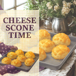Käse-Scone-Teetuch Cottagecore Küchengeschenk Geschirrtuch