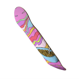 Käse-Skateboard-Plattform Psychedlic Mac-N Skateboard