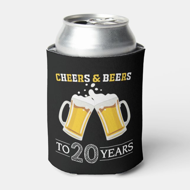 Käse und Bier bis 20 Jahre kälter Dosenkühler (Kanne Vorderseite)