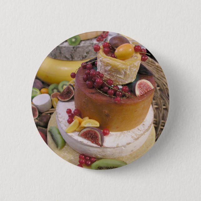 Käse und Frucht Button (Vorderseite)