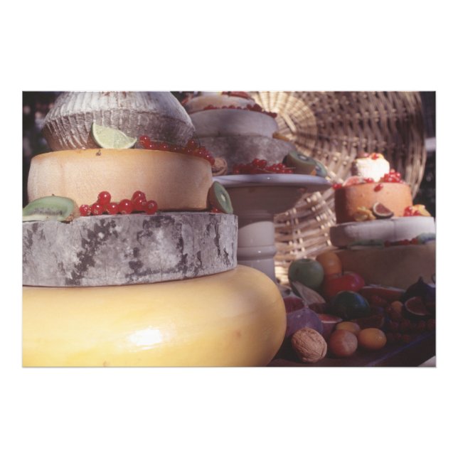 Käse und Obst Fotodruck (Vorne)