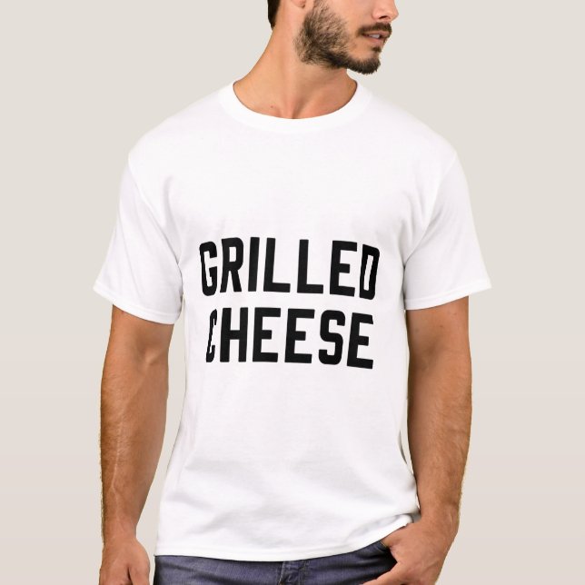 Käse und Tomatensuppe, gegrillt, entsprechende Kos T-Shirt (Vorderseite)